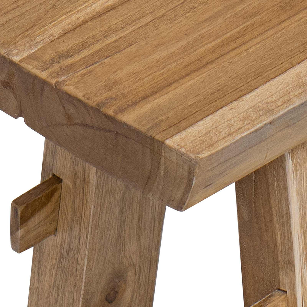 Bank Natur 100 x 29 x 43,5 cm Massivholz Teak