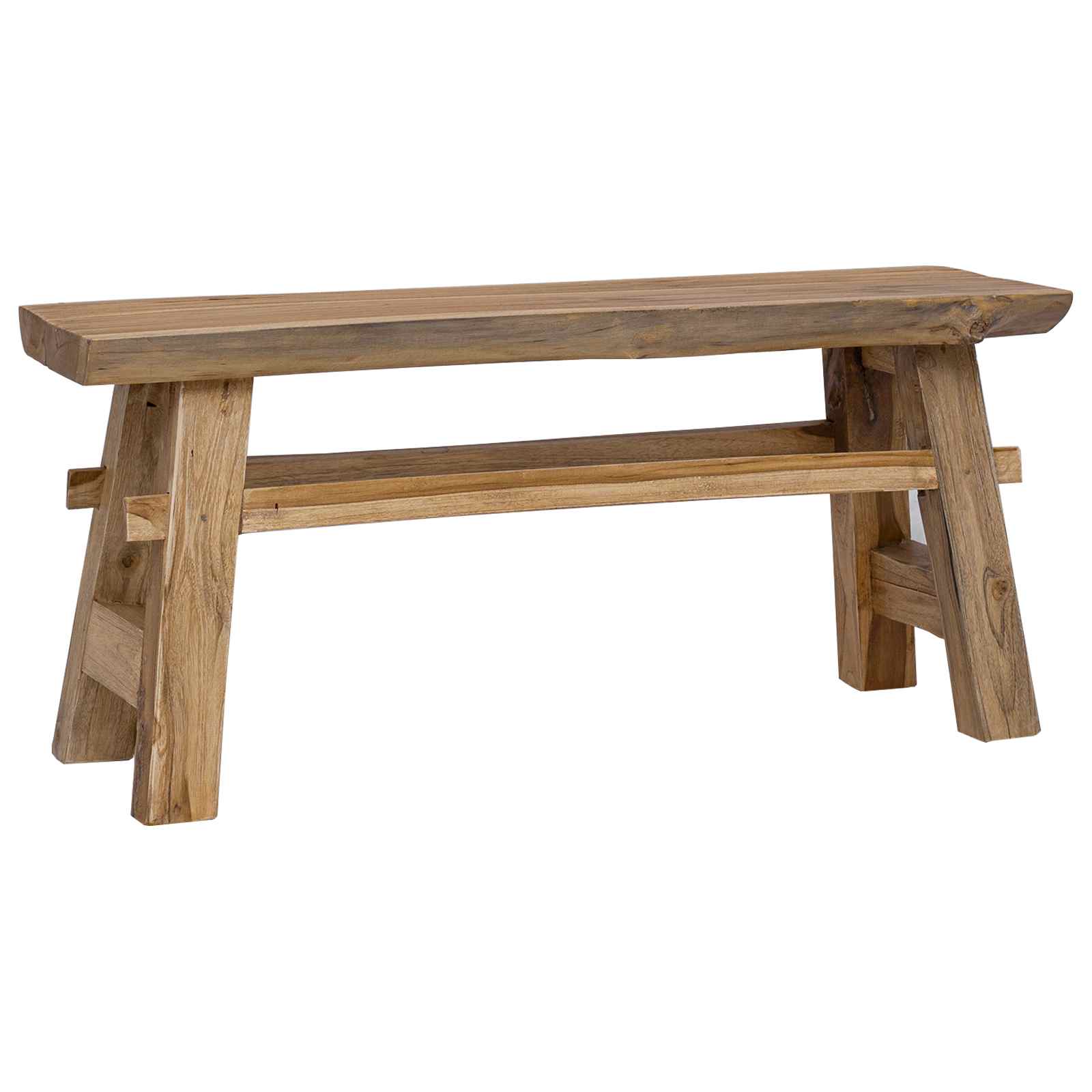 Bank Natur 100 x 29 x 43,5 cm Massivholz Teak