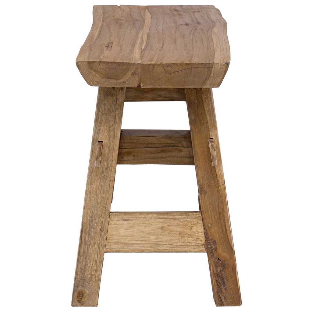 Bank Natur 100 x 29 x 43,5 cm Massivholz Teak