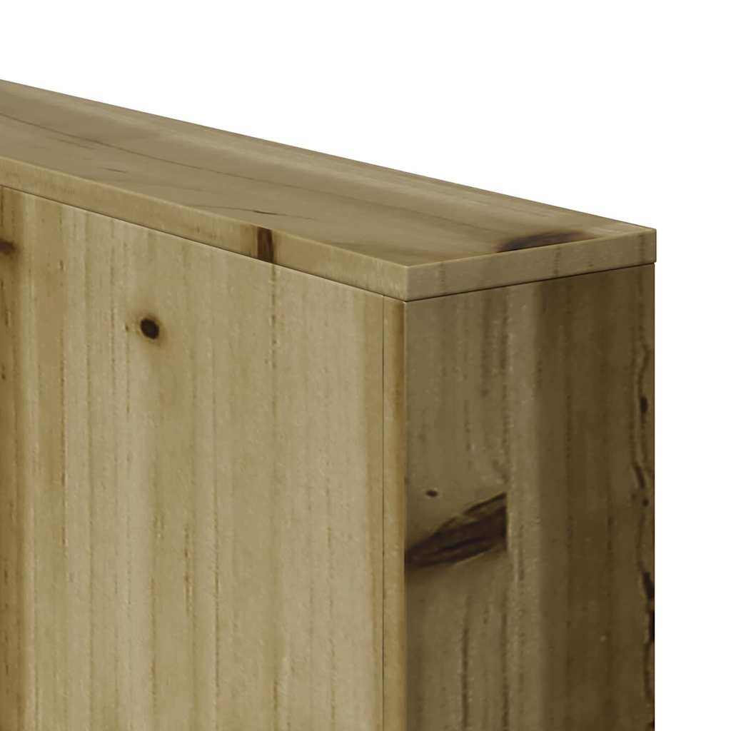 Garten-Sofa Grün 134 x 60 x 62 cm Massives Kiefernholz