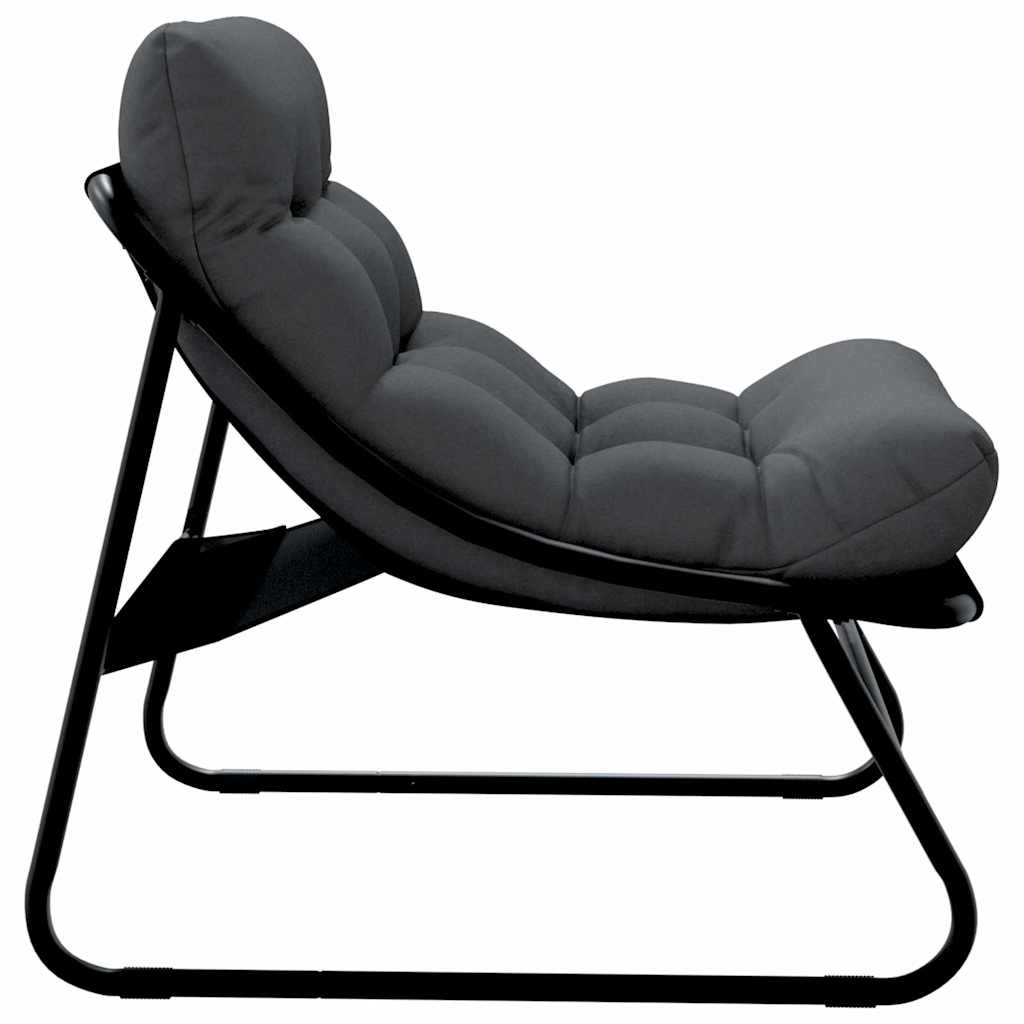 gartenmöbel mit Kissen 2 pcs Schwarz 60,5 x 81 x 71 cm