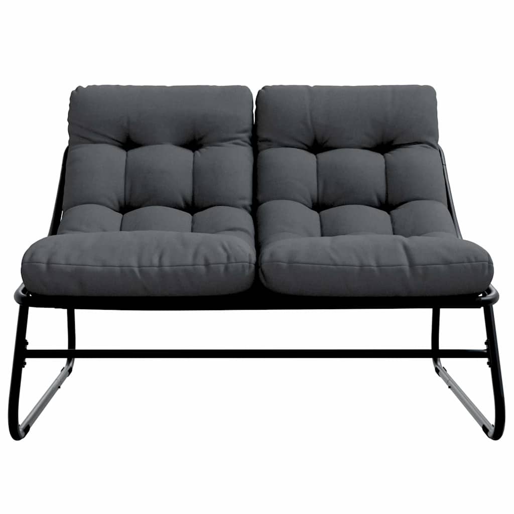 gartenmöbel Schwarz 110 x 81 x 71 cm Pulverbeschichteter Stahl