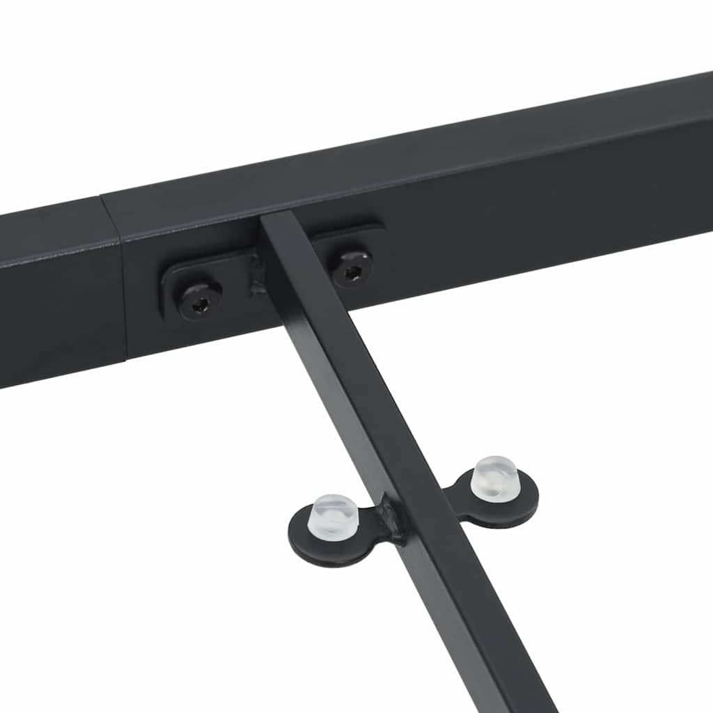 Gartentisch Schwarz 140 x 70 x 73 cm Metall