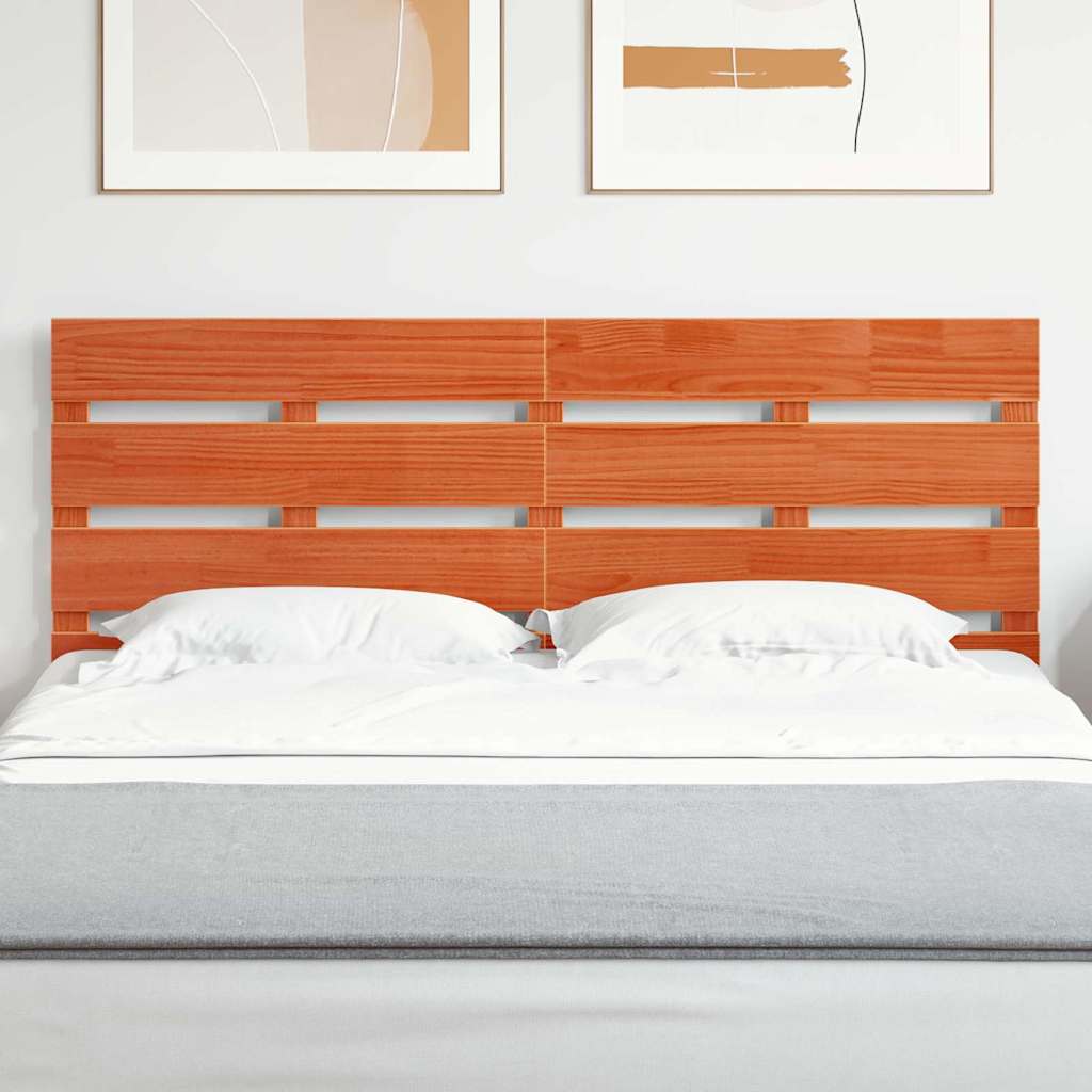 Kopfteil Wachsbraun 160,5 x 3 x 80 cm Massives Kiefernholz