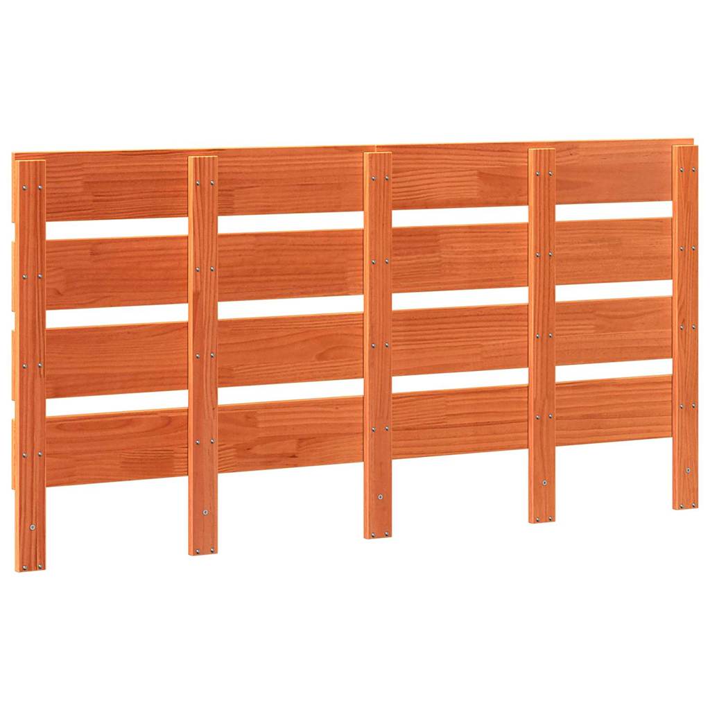 Kopfteil Wachsbraun 160,5 x 3 x 80 cm Massives Kiefernholz