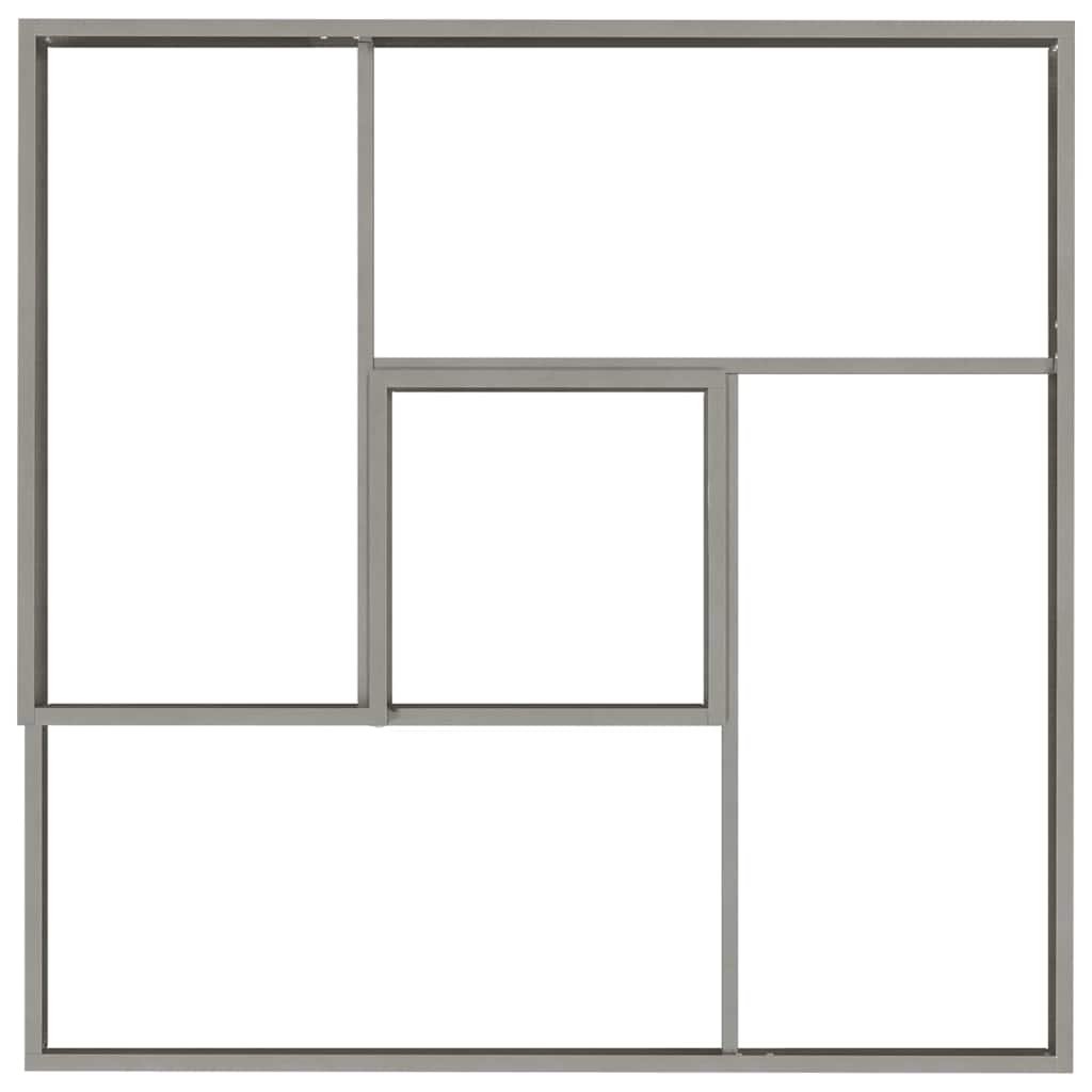 Garten-Pflanzgefäß Silber 100 x 100 x 50 cm Edelstahl