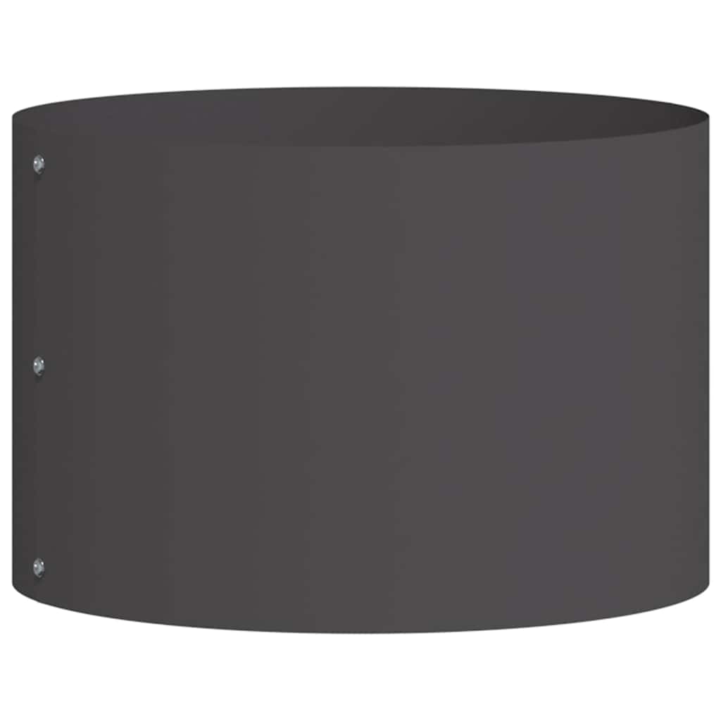 Pflanzenring 5 pcs Schwarz 30 x 30 x 20 cm Kaltgewalzter Stahl