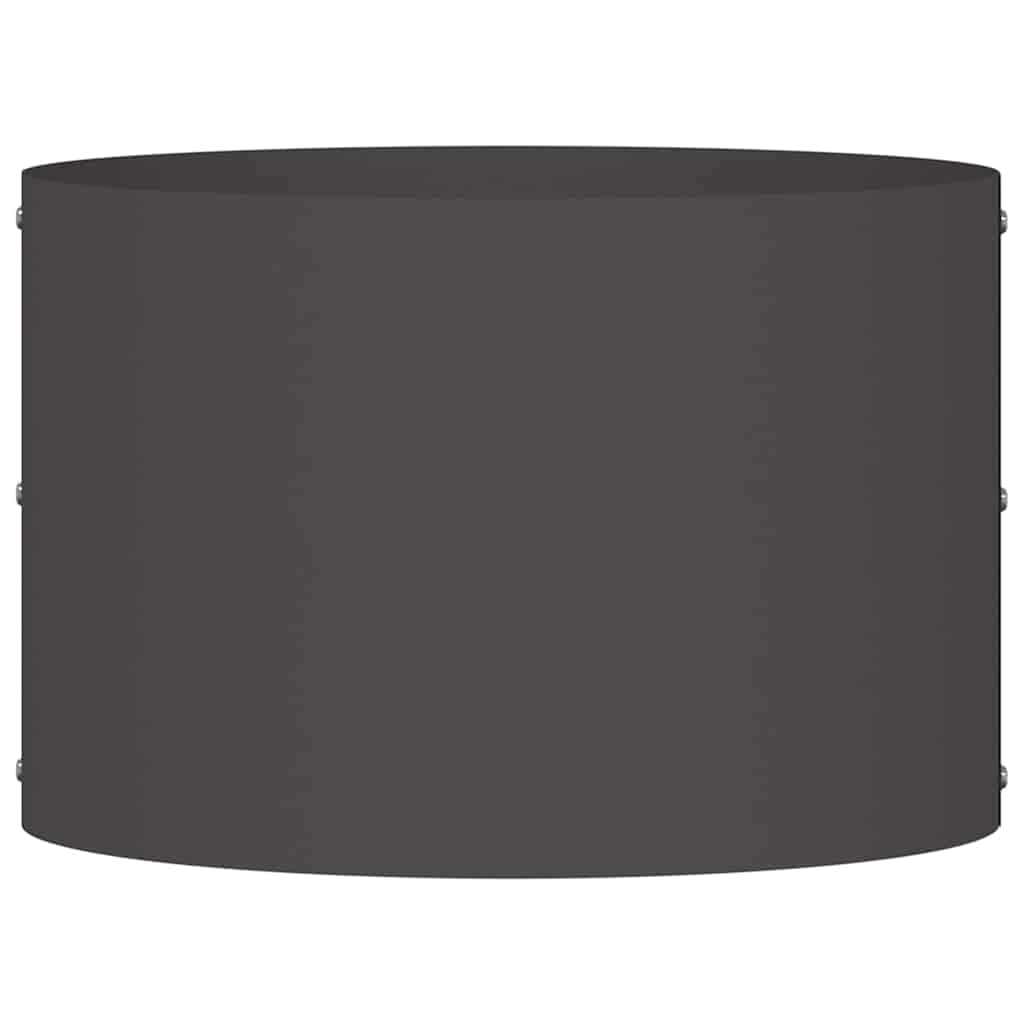 Pflanzenring 5 pcs Schwarz 30 x 30 x 20 cm Kaltgewalzter Stahl