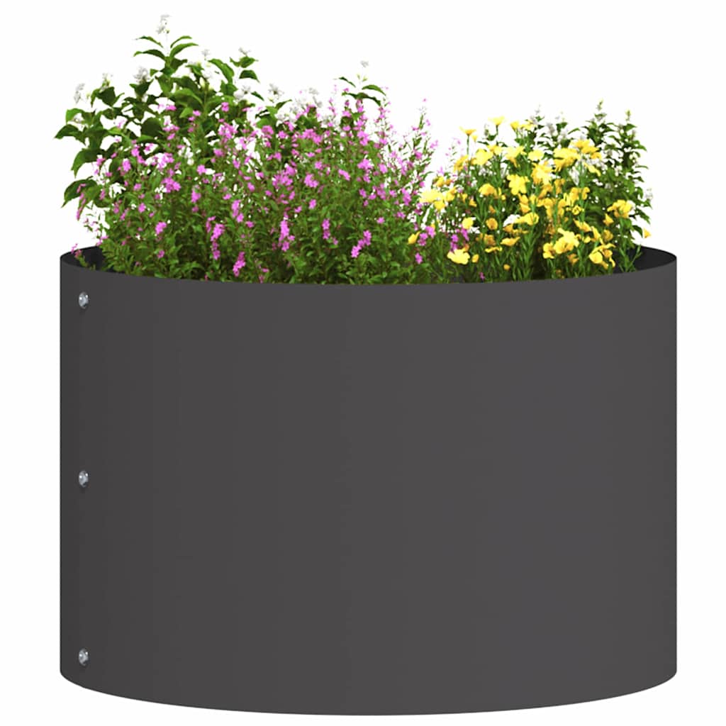 Pflanzenring 5 pcs Schwarz 30 x 30 x 20 cm Kaltgewalzter Stahl