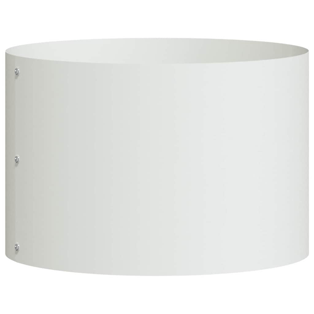 Pflanzenring 5 pcs Weiß 30 x 30 x 20 cm Kaltgewalzter Stahl