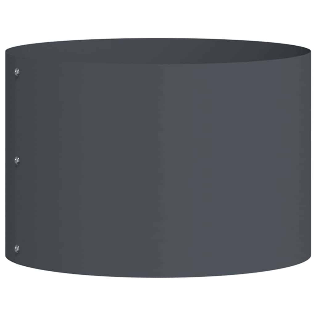Pflanzenring Anthrazit 30 x 30 x 20 cm Kaltgewalzter Stahl