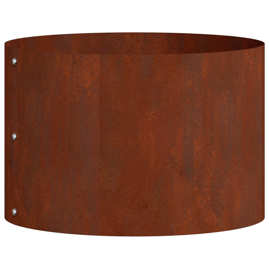 Pflanzenring Braun 30 x 30 x 20 cm Wetterfeststahl