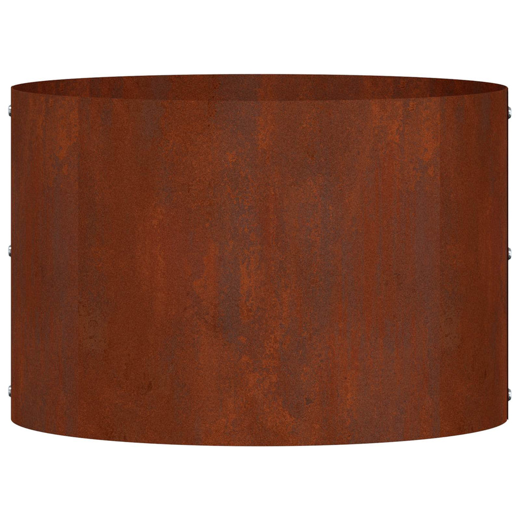Pflanzenring Braun 30 x 30 x 20 cm Wetterfeststahl