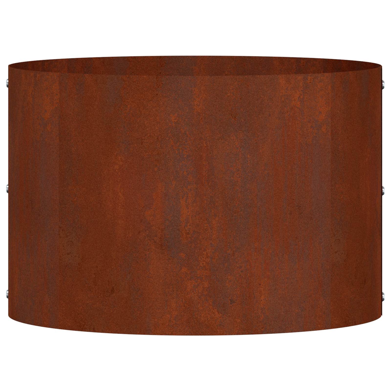 Pflanzenring Braun 30 x 30 x 20 cm Wetterfeststahl