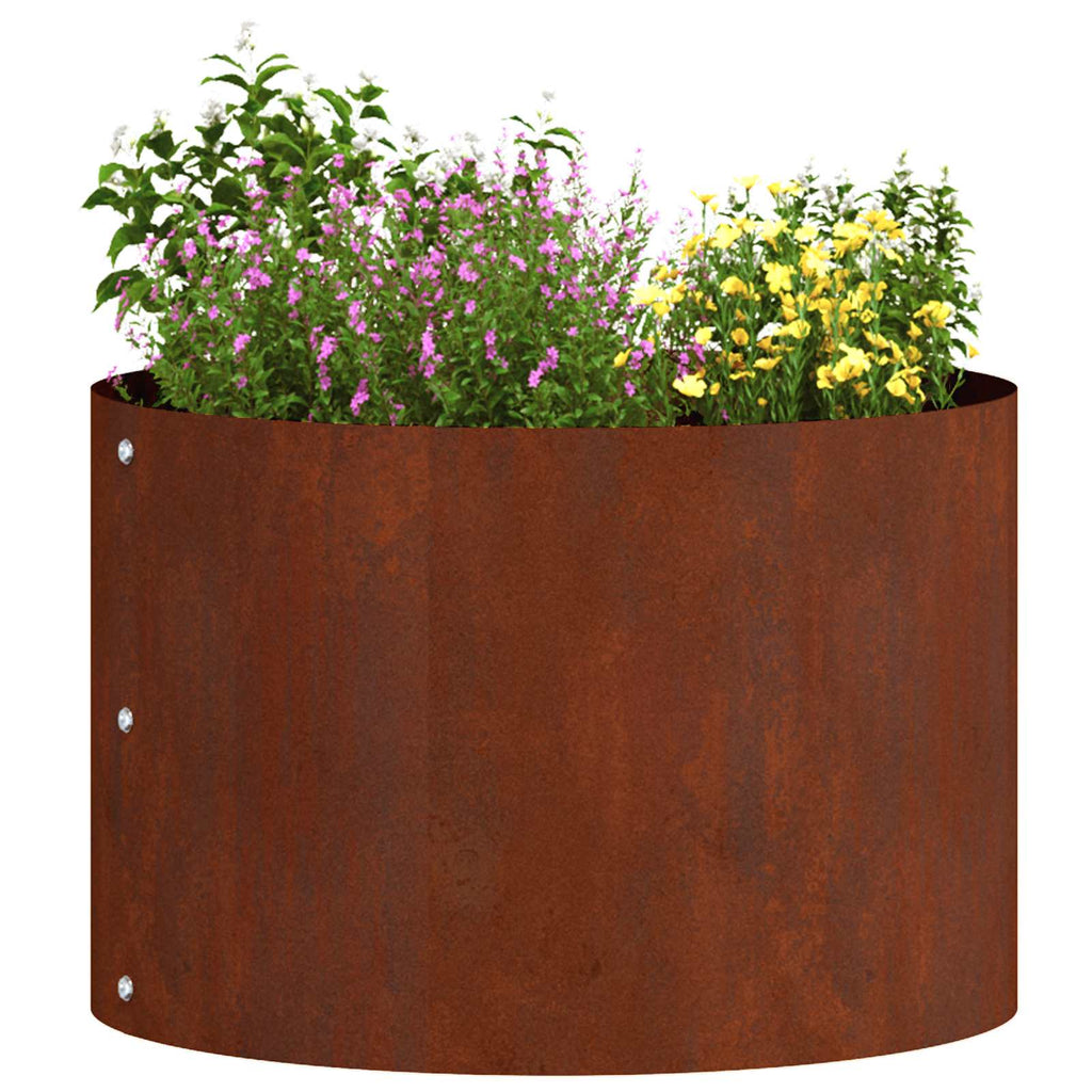 Pflanzenring Braun 30 x 30 x 20 cm Wetterfeststahl