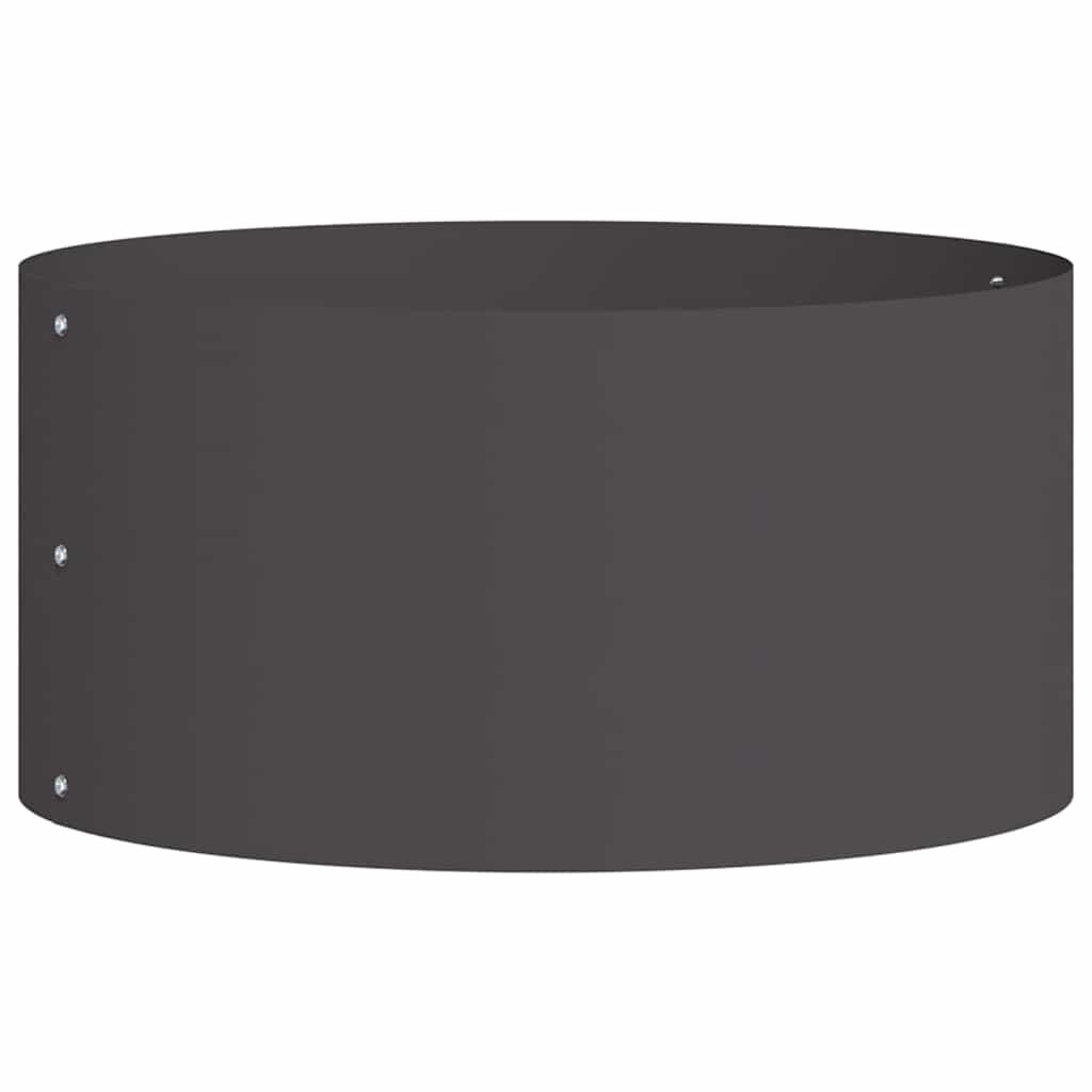 Pflanzenring 5 pcs Schwarz 40 x 40 x 20 cm Kaltgewalzter Stahl
