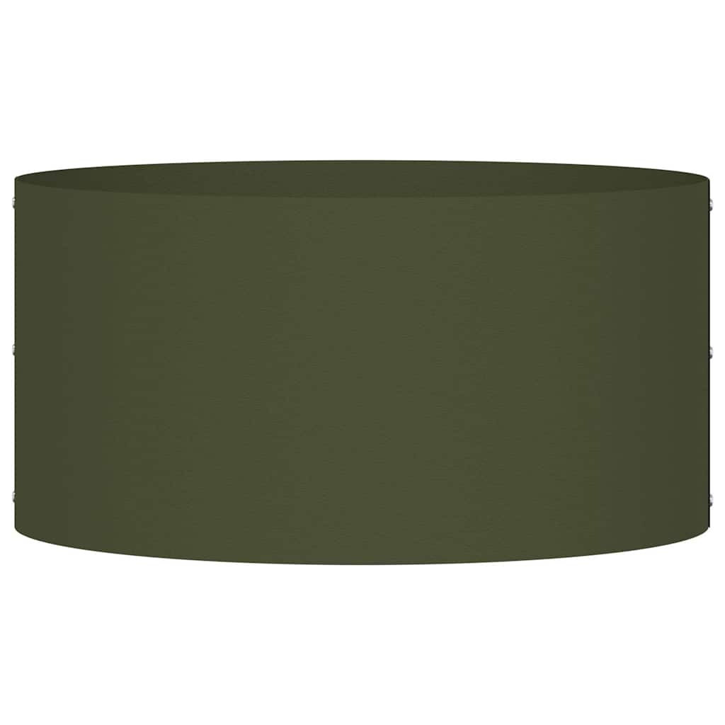 Pflanzenring Olive Grün 40 x 40 x 20 cm Kaltgewalzter Stahl