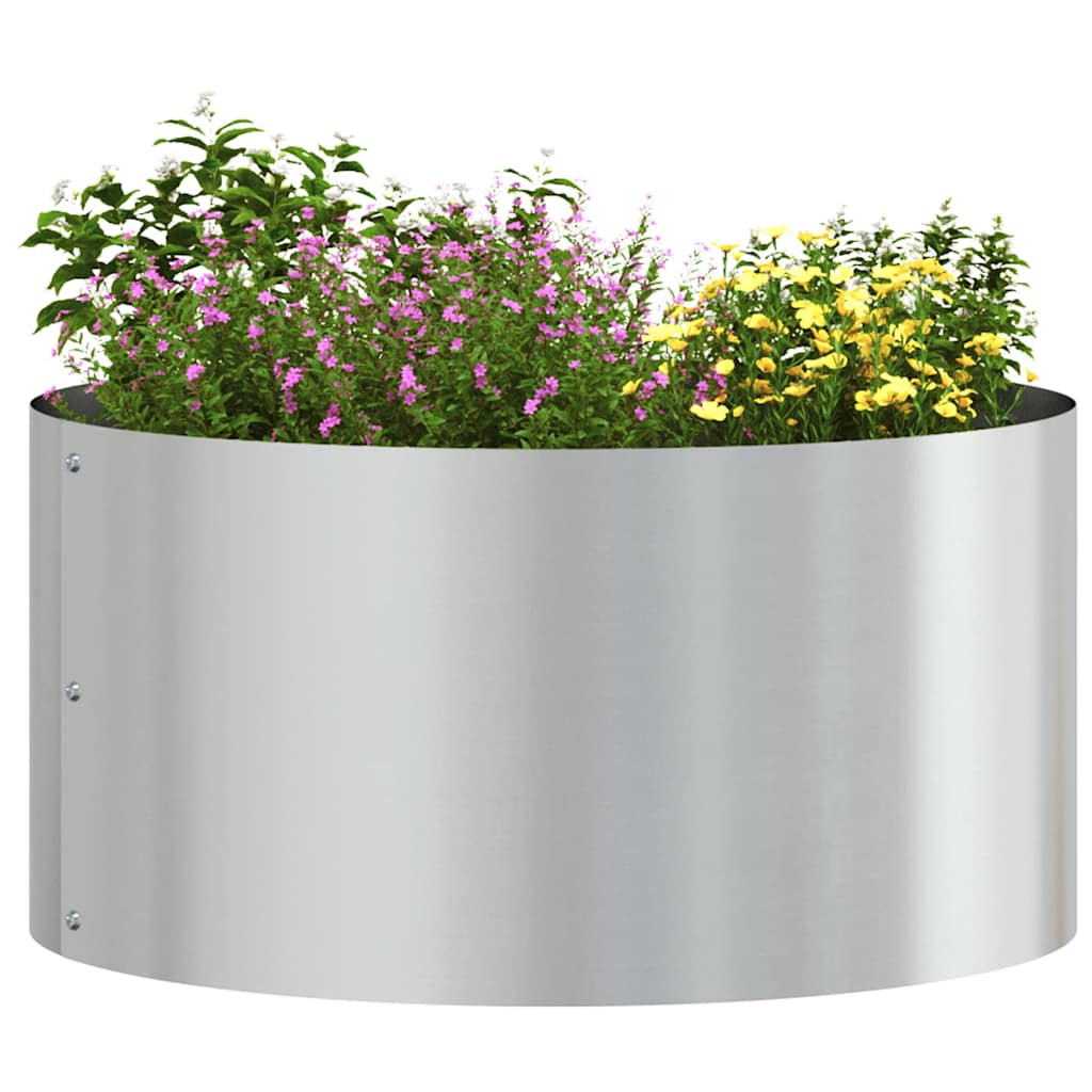 Pflanzenring Silber 40 x 40 x 20 cm Verzinkter Stahl