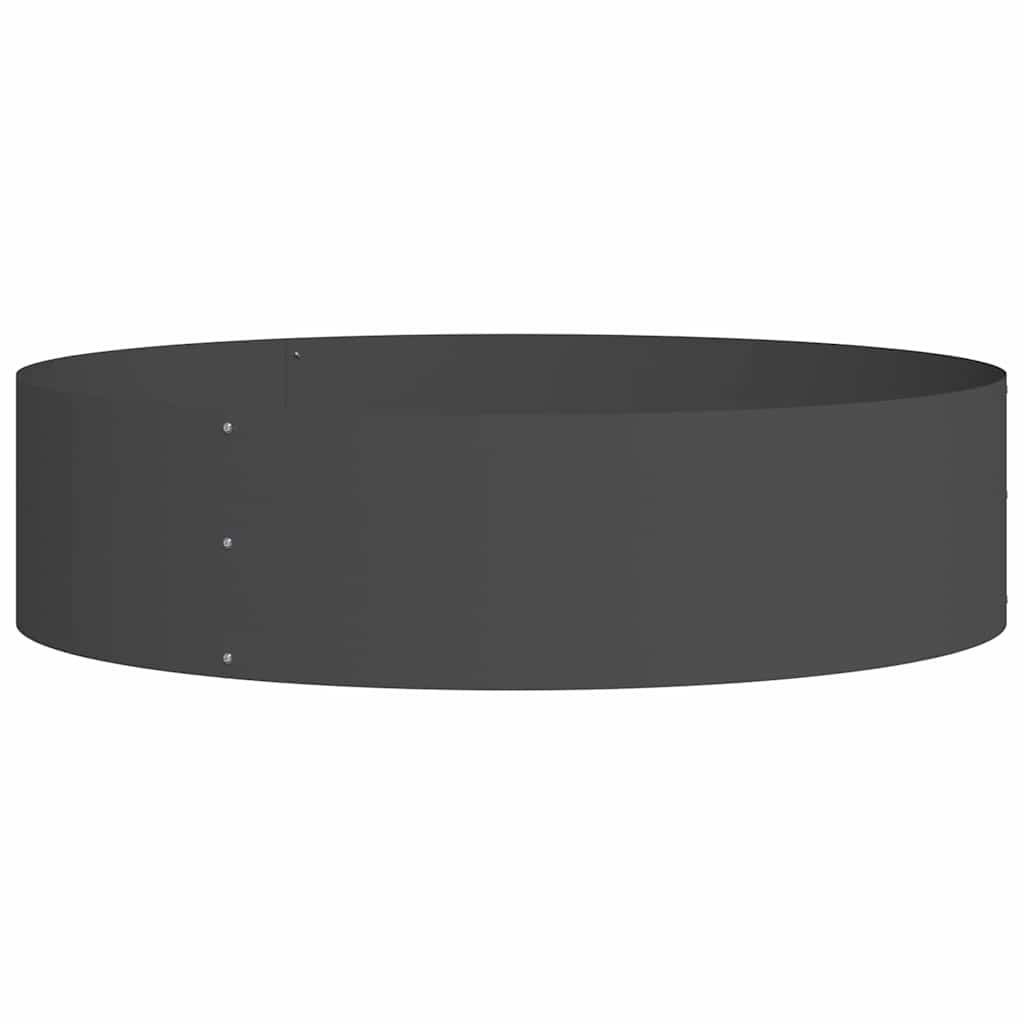 Pflanzenring 5 pcs Schwarz 80 x 80 x 20 cm Kaltgewalzter Stahl