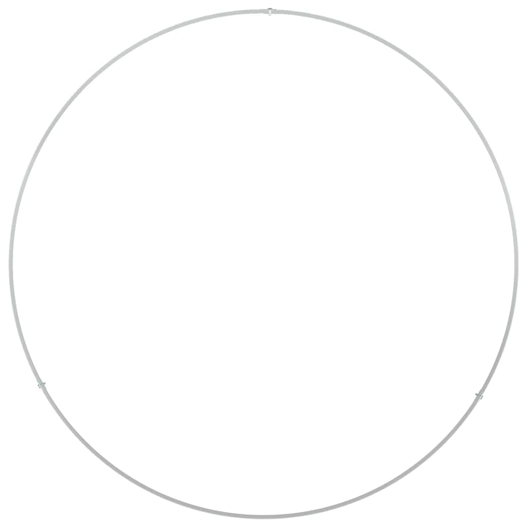 Pflanzenring 5 pcs Weiß 80 x 80 x 20 cm Kaltgewalzter Stahl