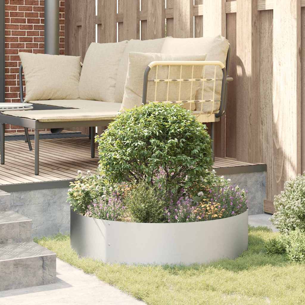 Pflanzenring Silber 80 x 80 x 20 cm Verzinkter Stahl