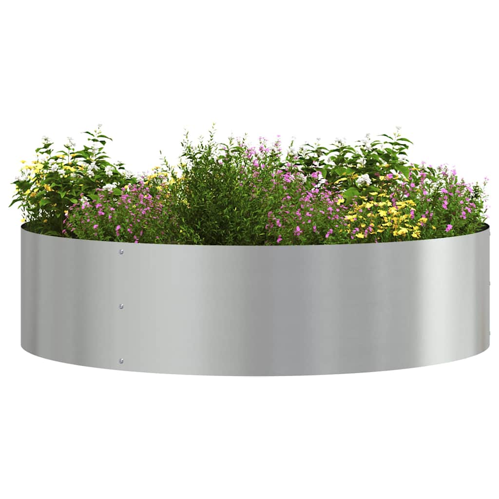 Pflanzenring Silber 80 x 80 x 20 cm Verzinkter Stahl