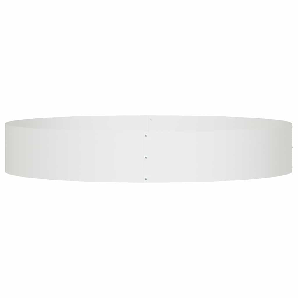 Pflanzenring 5 pcs Weiß 120 x 120 x 20 cm Kaltgewalzter Stahl