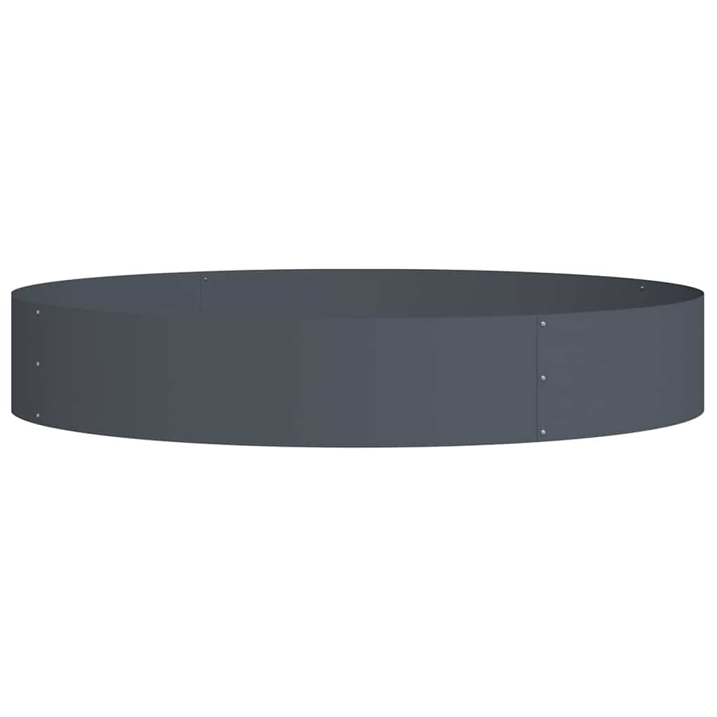 Pflanzenring Anthrazit 120 x 120 x 20 cm Kaltgewalzter Stahl