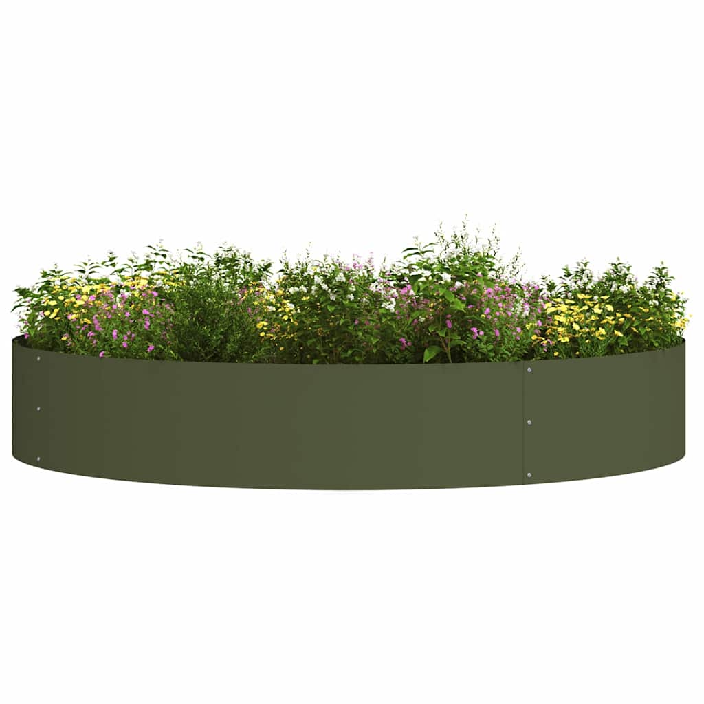 Pflanzenring 5 pcs Olive Grün 120 x 120 x 20 cm
