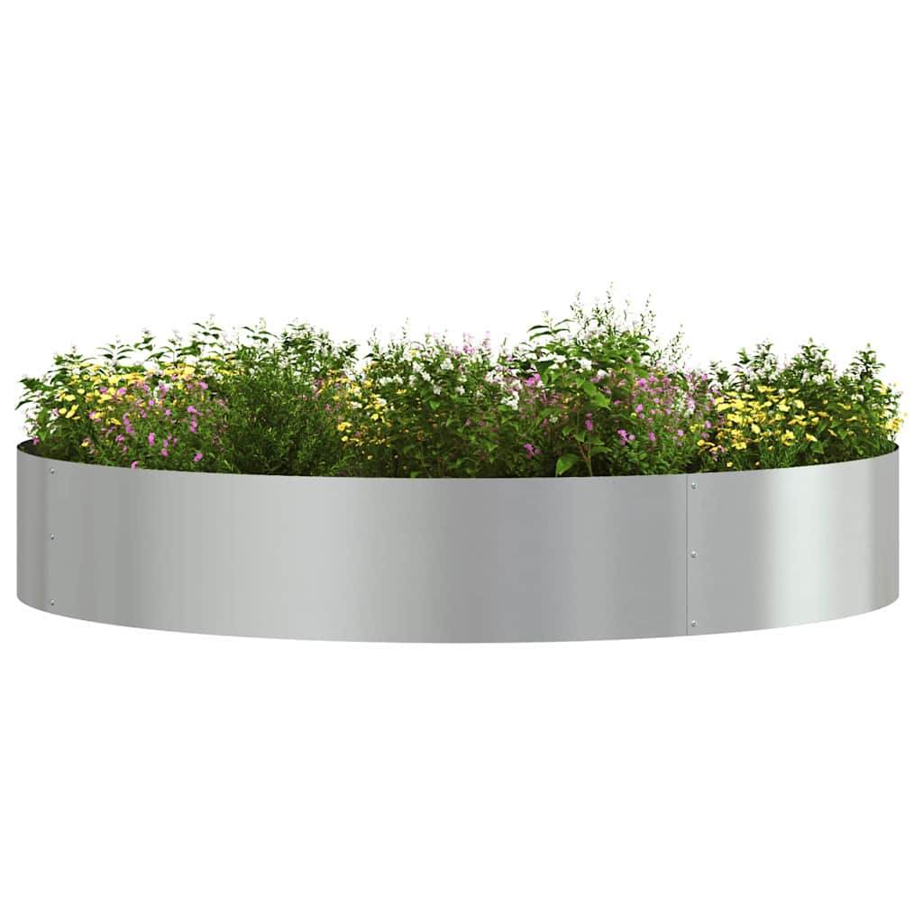Pflanzenring Silber 120 x 120 x 20 cm Verzinkter Stahl