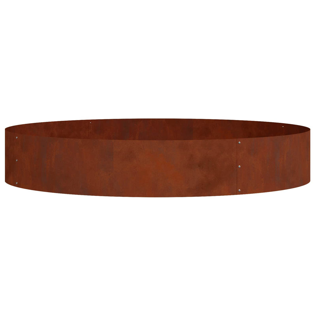 Pflanzenring Braun 120 x 120 x 20 cm Wetterfeststahl