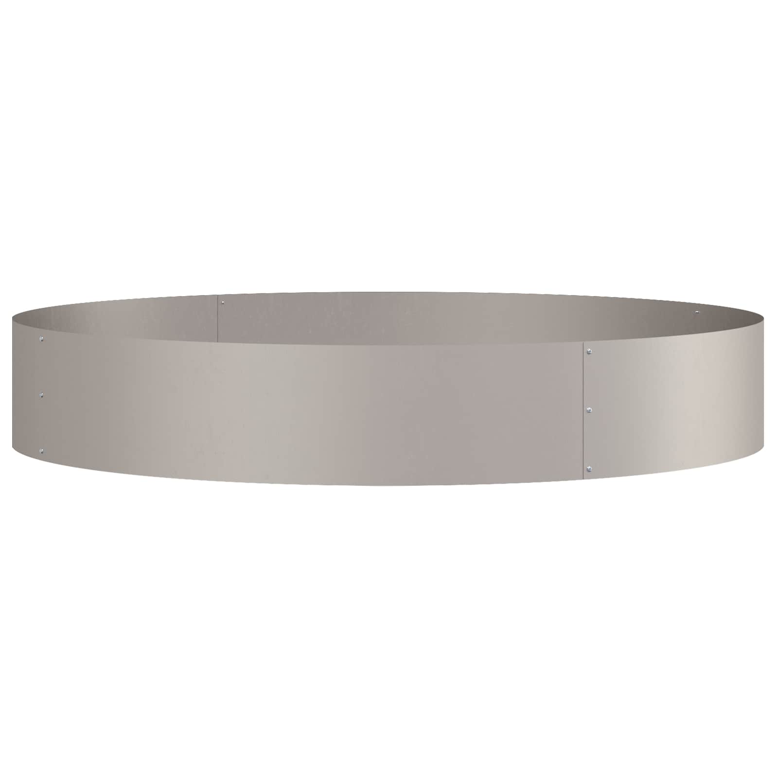 Pflanzenring 5 pcs Braun 120 x 120 x 20 cm Wetterfeststahl