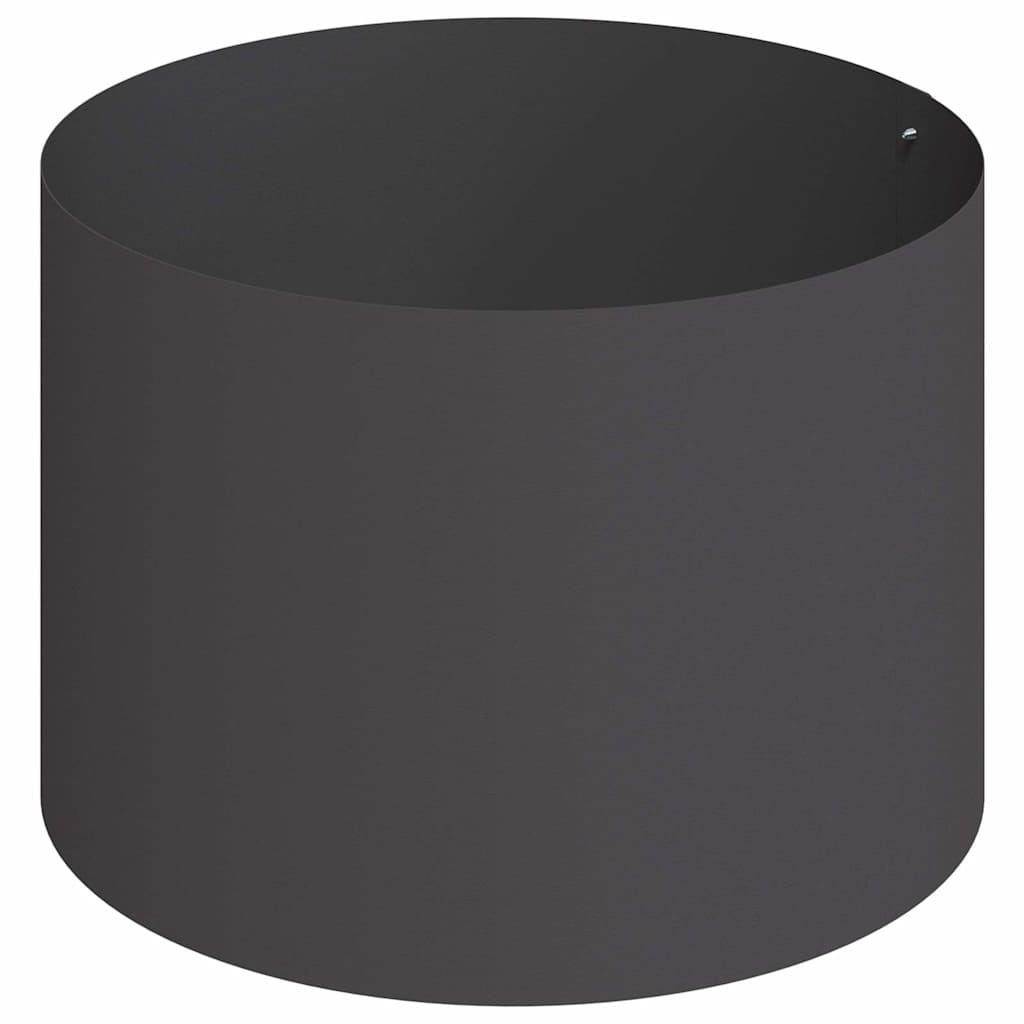 Garten-Pflanzgefäß Schwarz 90 x 90 x 20 cm Kaltgewalzter Stahl