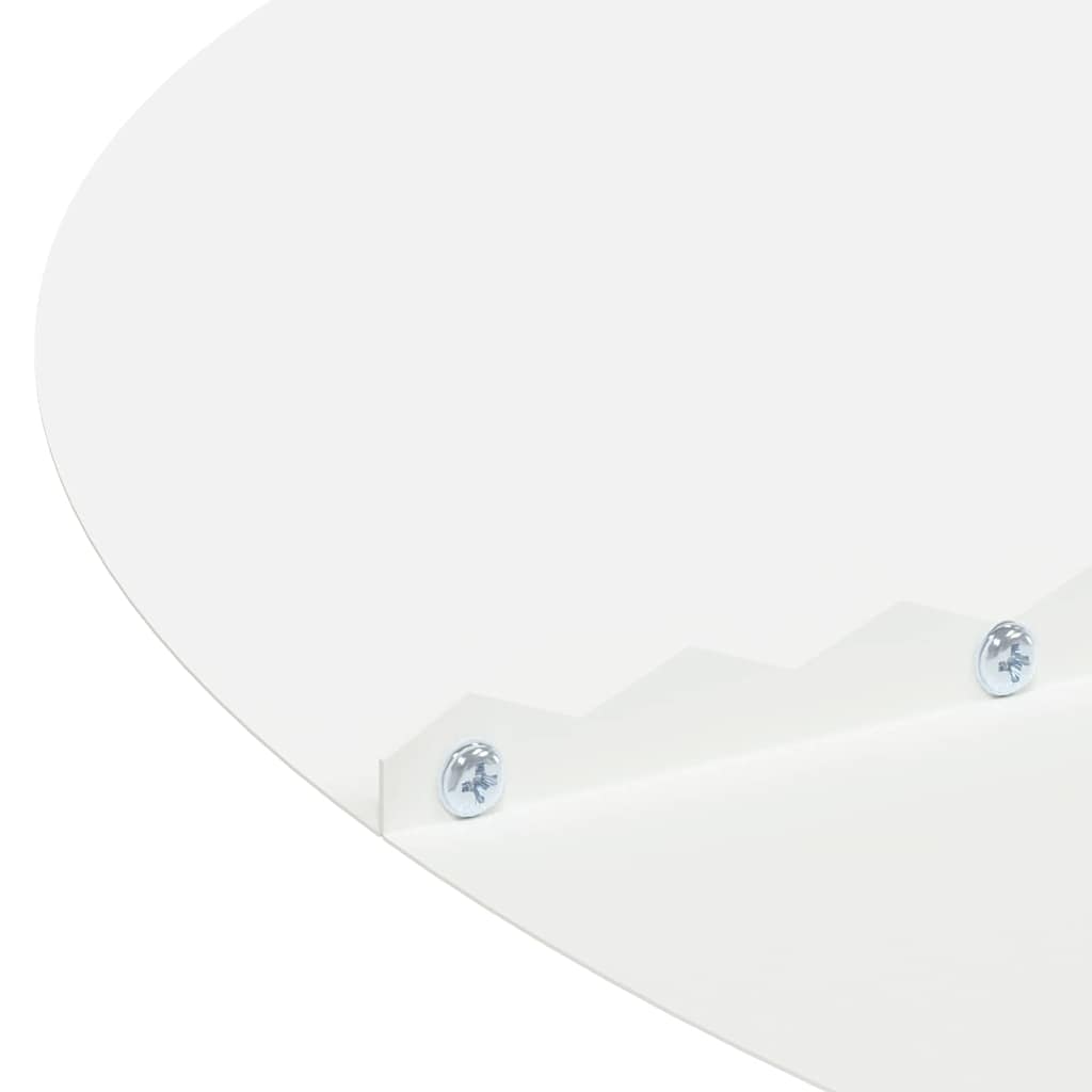 geeignet für flachen Baumring Weiß Ø30 / 60 cm Stahl