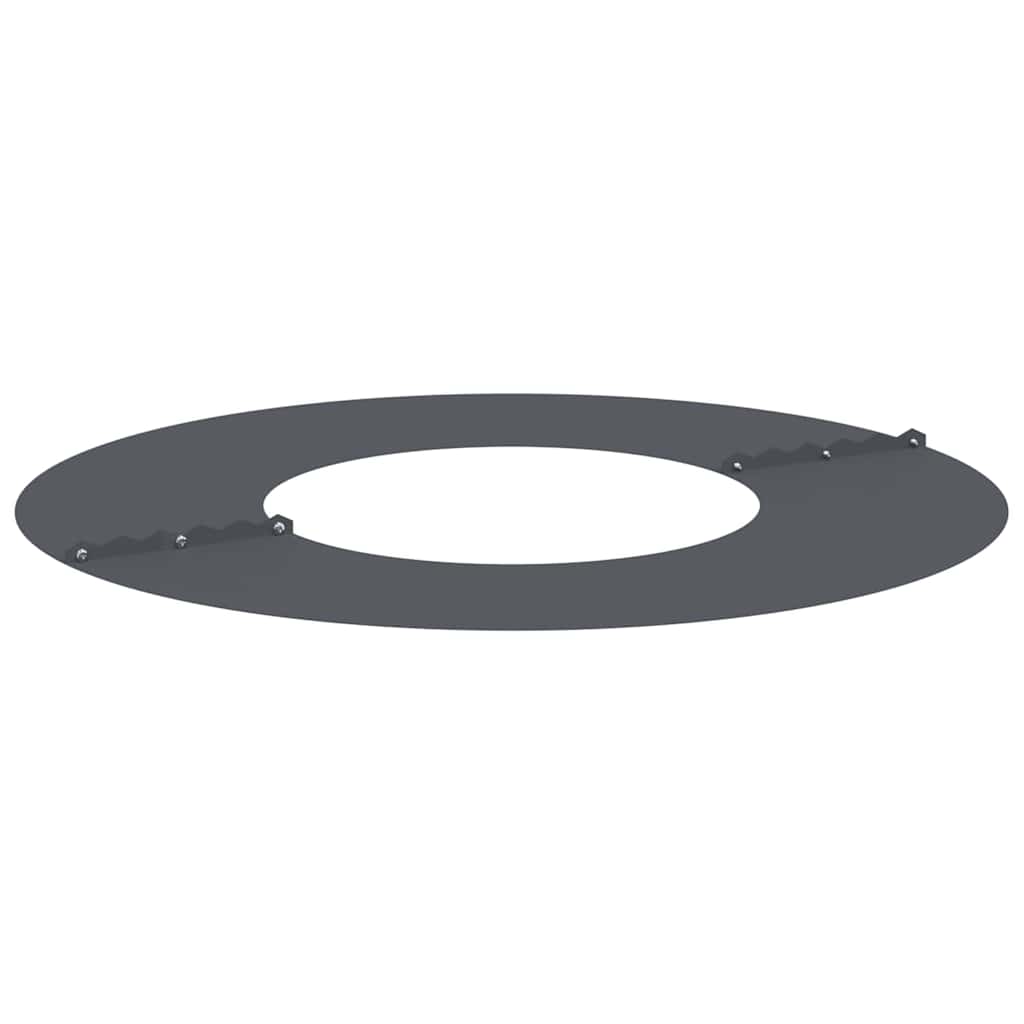 geeignet für flachen Baumring Anthrazit Ø30 / 60 cm Stahl