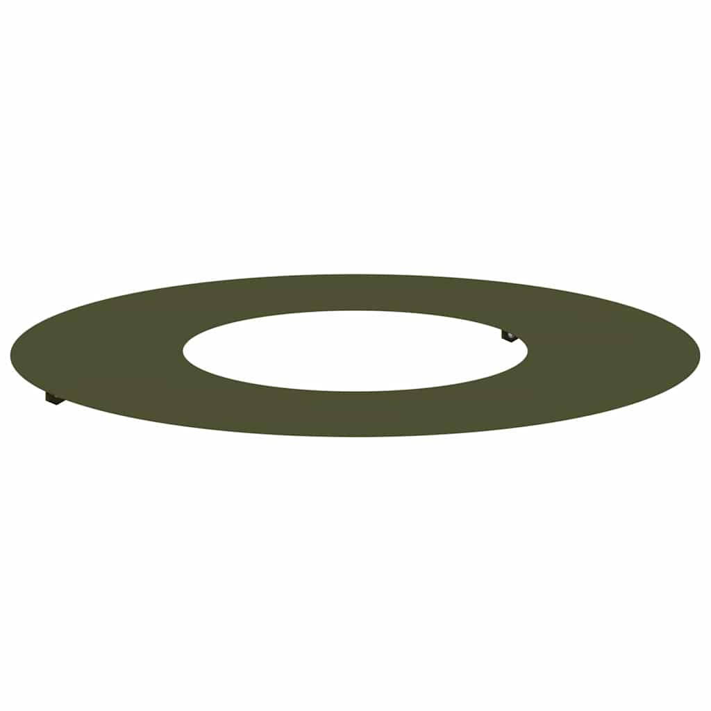 geeignet für flachen Baumring Olivgrün Ø30 / 60 cm Stahl