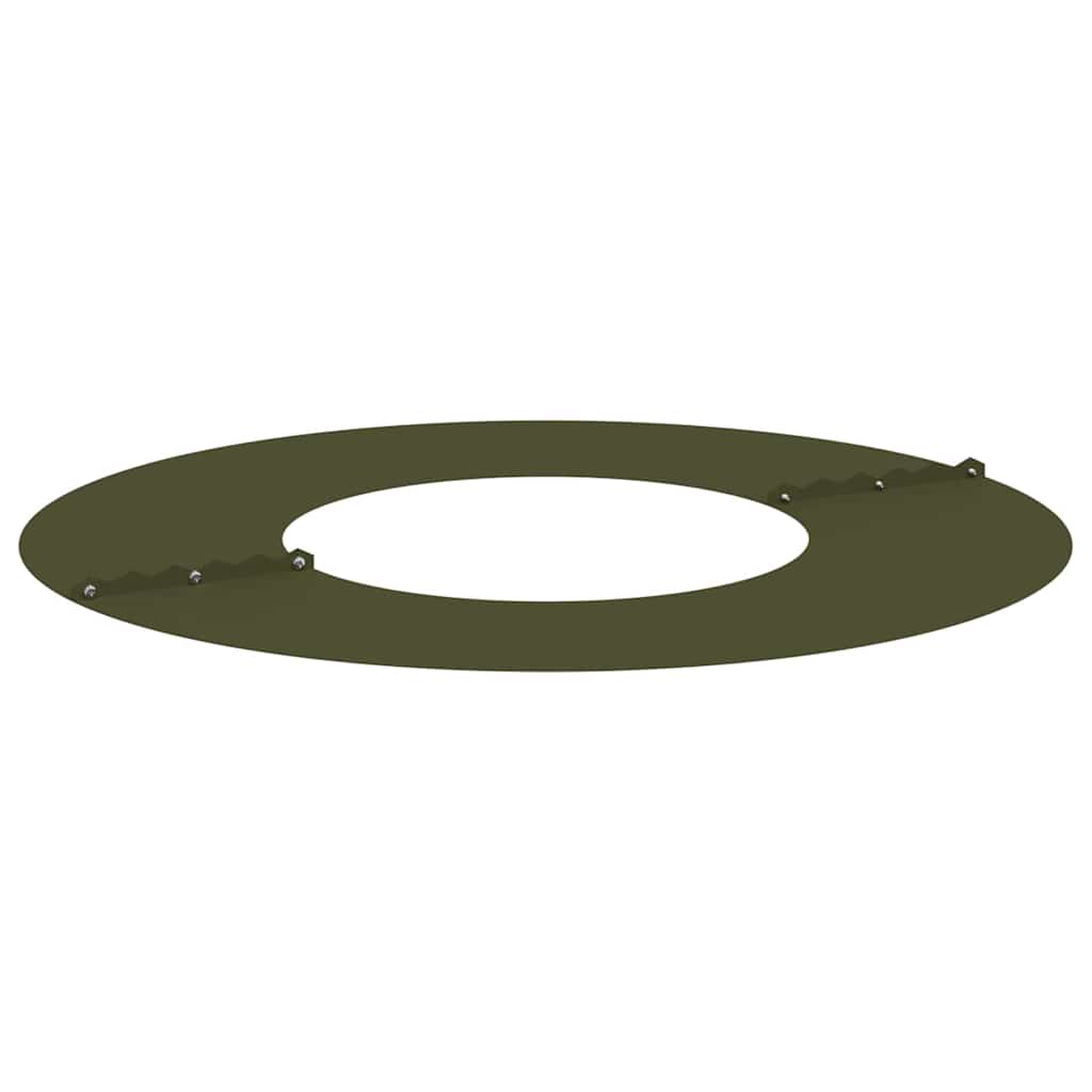 geeignet für flachen Baumring Olivgrün Ø30 / 60 cm Stahl