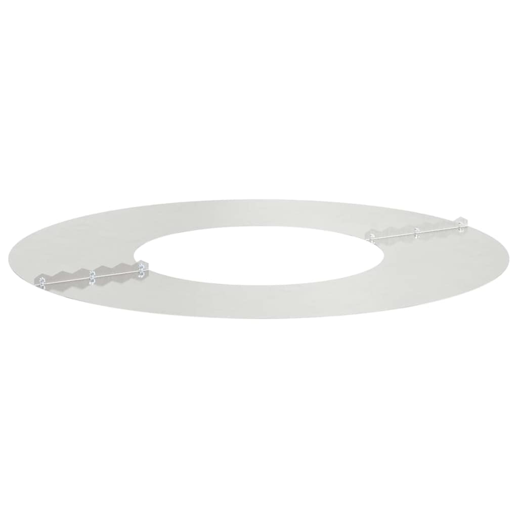 geeignet für flachen Baumring Silber Ø30 / 60 cm Edelstahl