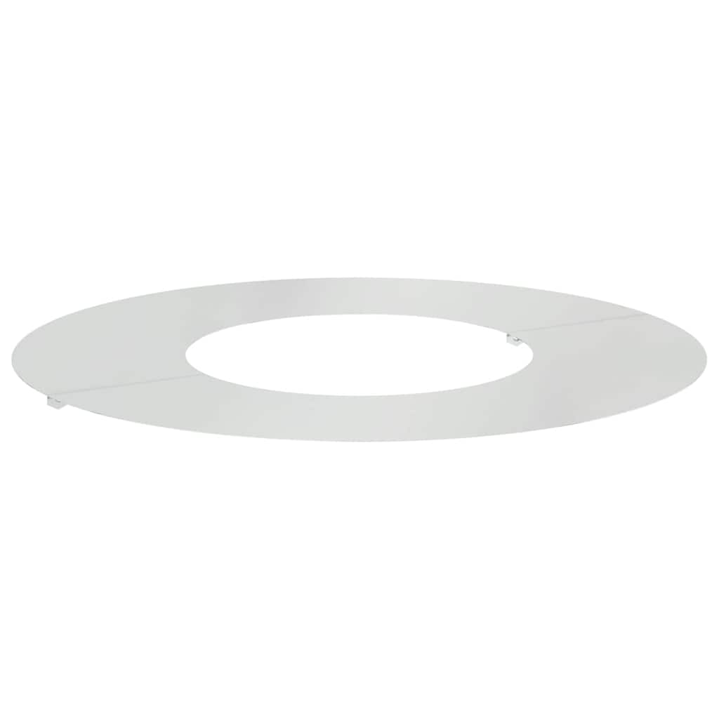 geeignet für flachen Baumring Silber Ø30 / 60 cm Verzinkter Stahl