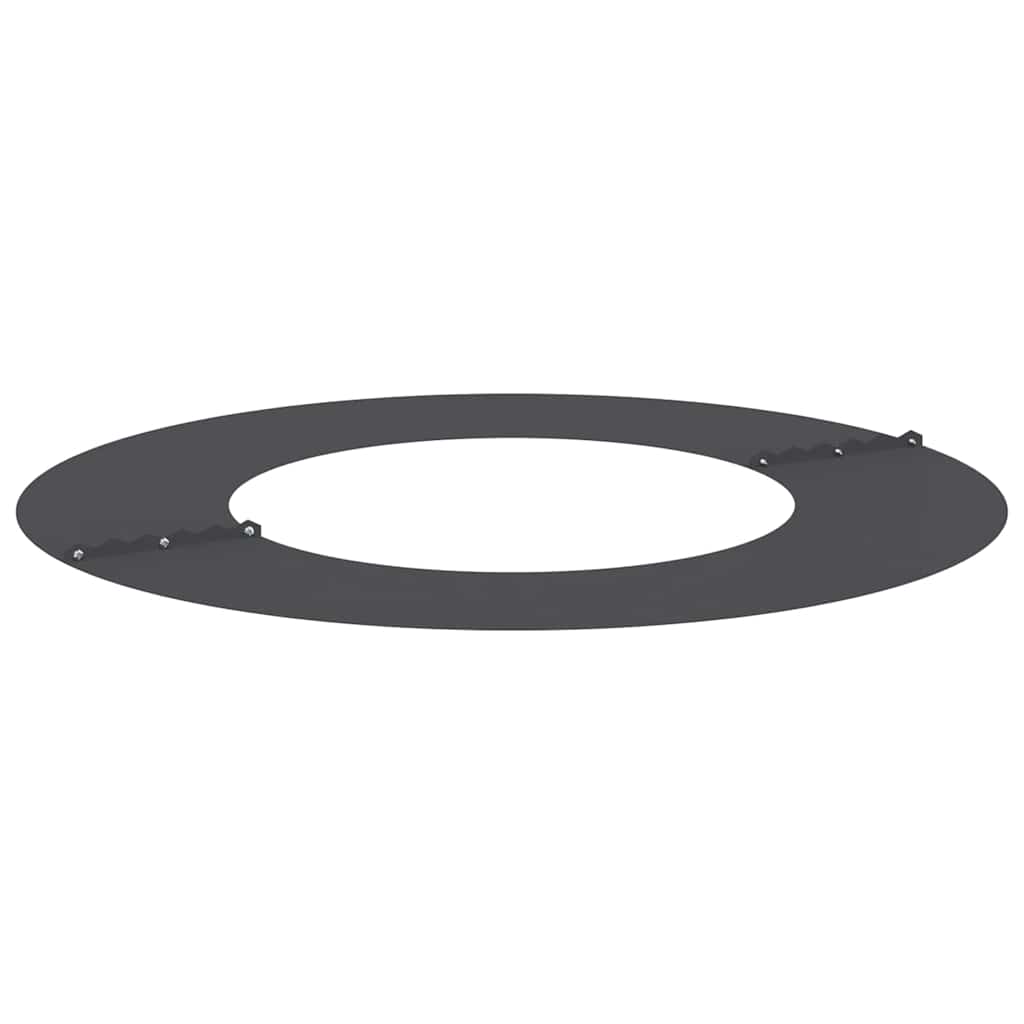 geeignet für flachen Baumring Schwarz Ø40 / 70 cm Stahl