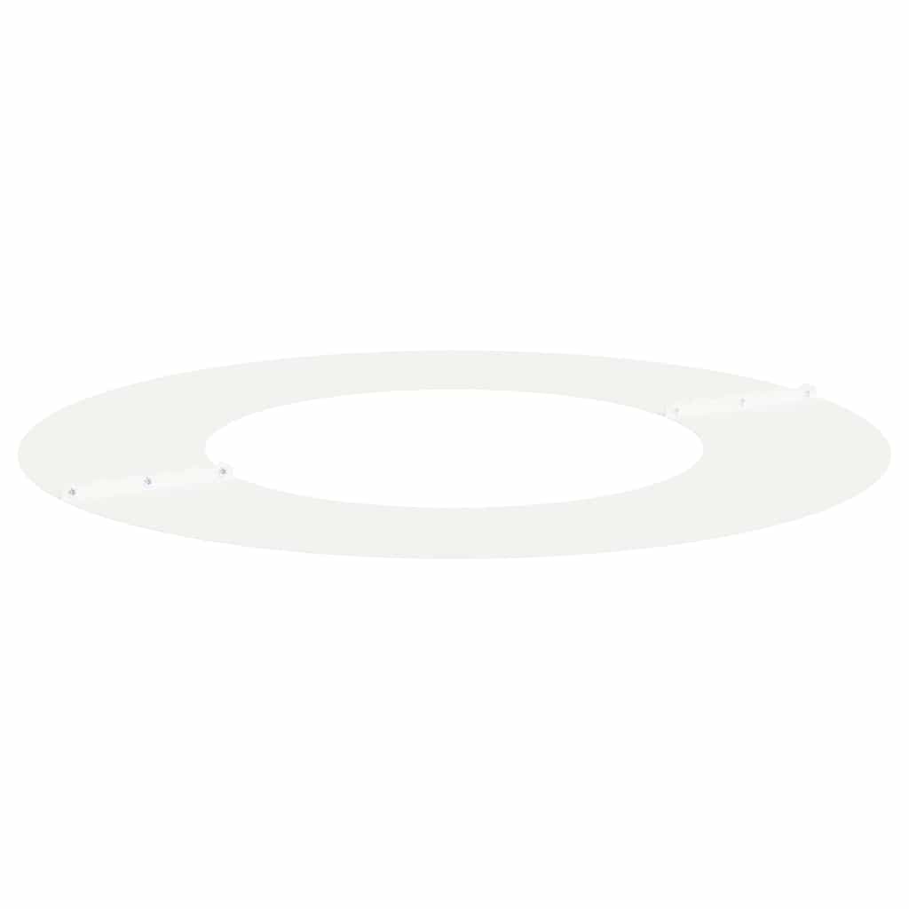 geeignet für flachen Baumring Weiß Ø40 / 70 cm Stahl