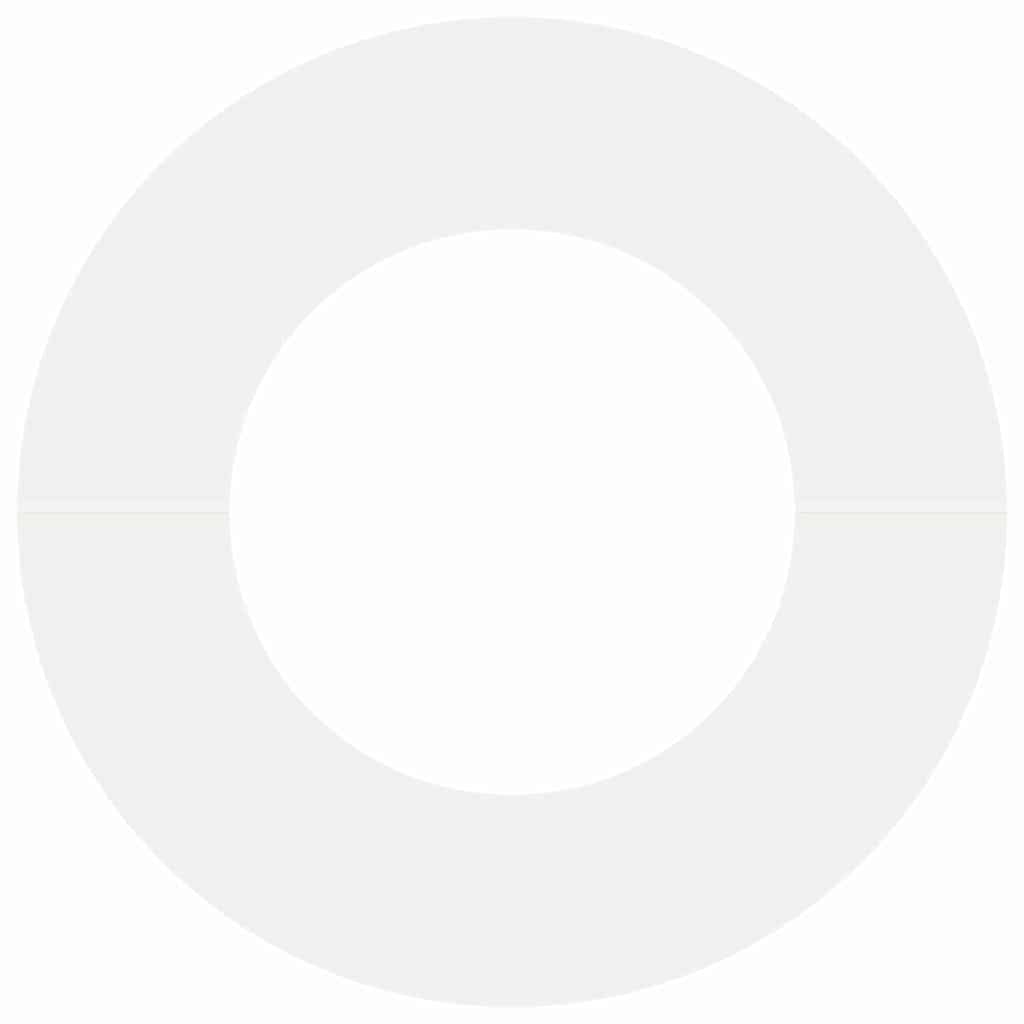 geeignet für flachen Baumring Weiß Ø40 / 70 cm Stahl
