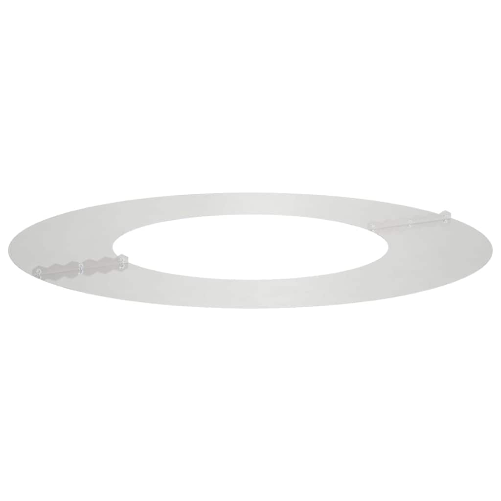 geeignet für flache Baumringe 5 pcs Silber Ø40 / 70 cm Edelstahl