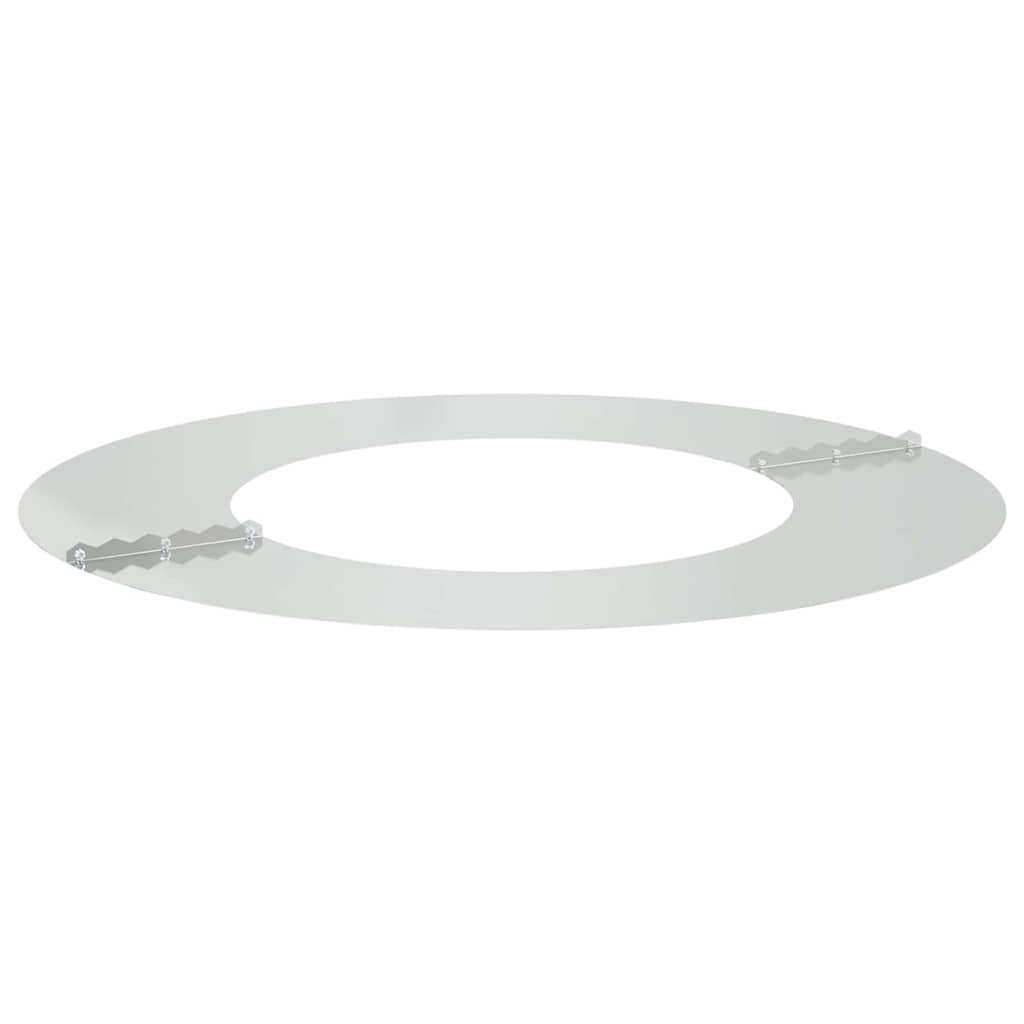 geeignet für flachen Baumring Silber Ø40 / 70 cm Verzinkter Stahl