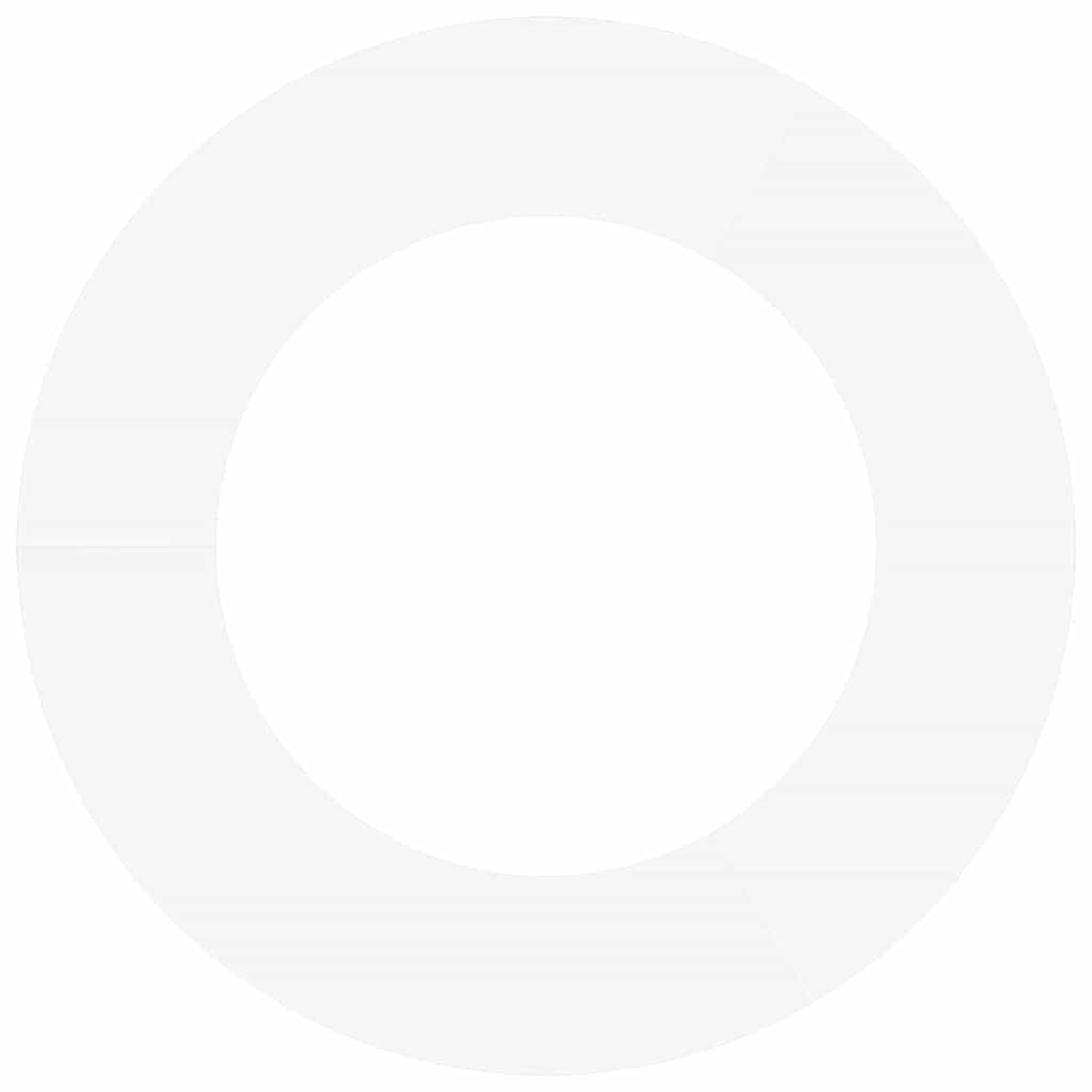 geeignet für flachen Baumring Weiß Ø50 / 80 cm Stahl