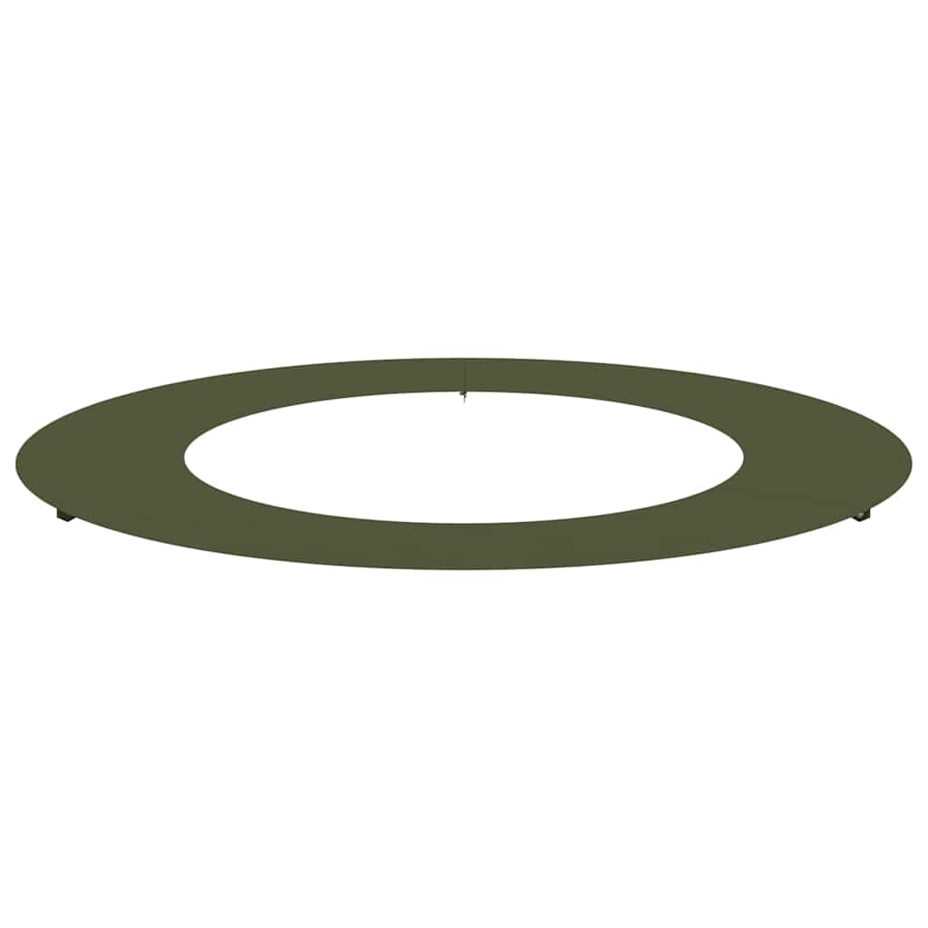 geeignet für flachen Baumring Olivgrün Ø50 / 80 cm Stahl