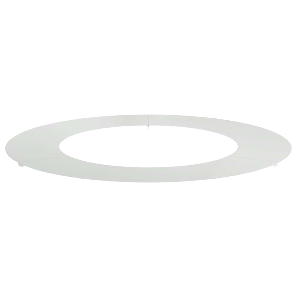 geeignet für flachen Baumring Silber Ø50 / 80 cm Verzinkter Stahl