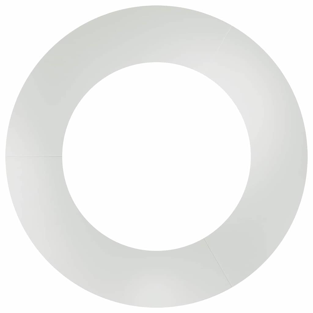 geeignet für flachen Baumring Silber Ø50 / 80 cm Verzinkter Stahl