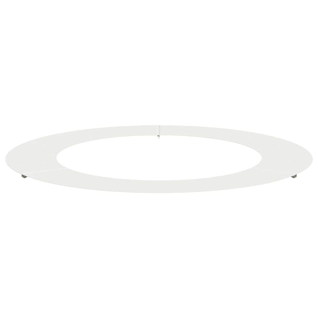 geeignet für flachen Baumring Weiß Ø60 / 90 cm Stahl