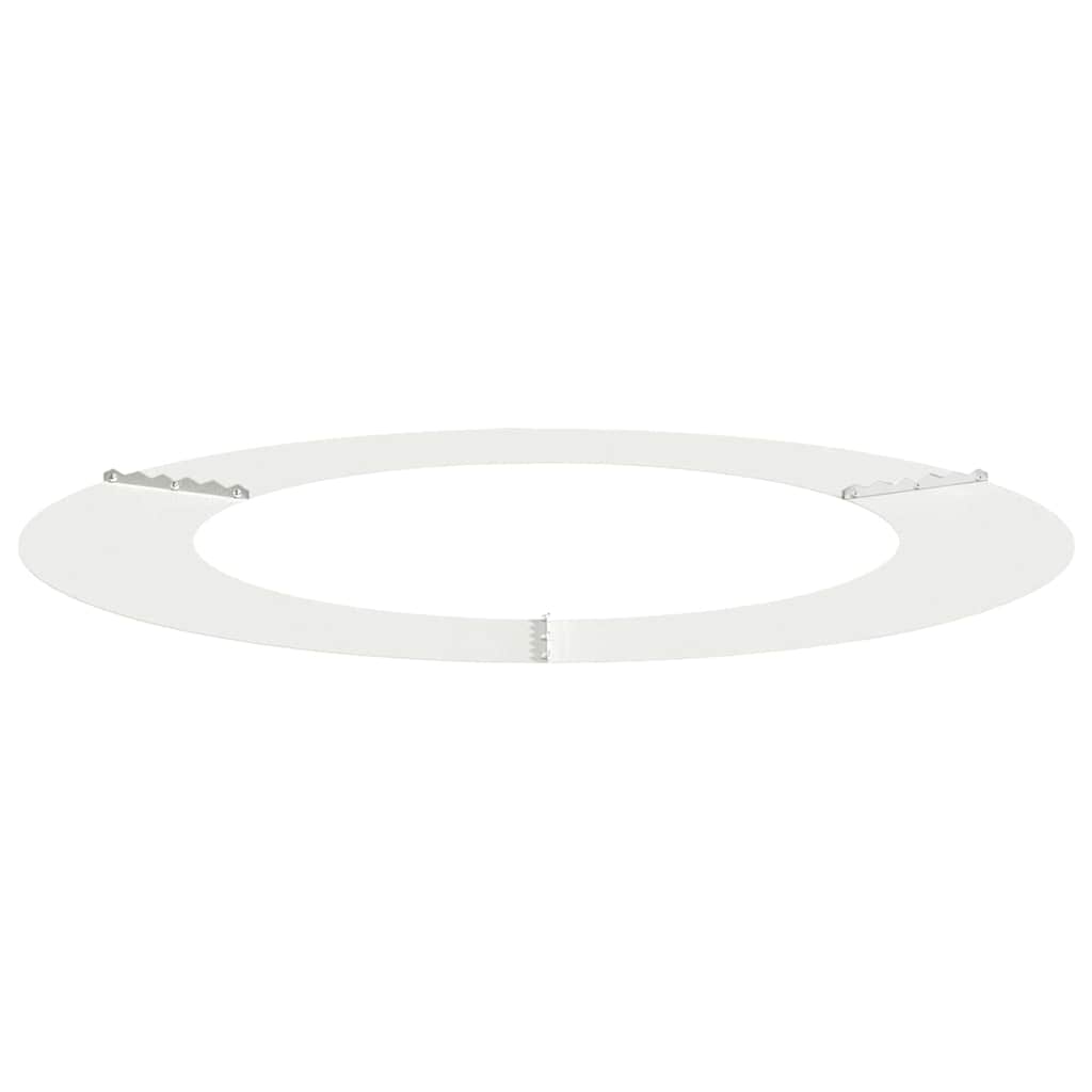 geeignet für flachen Baumring Weiß Ø60 / 90 cm Stahl